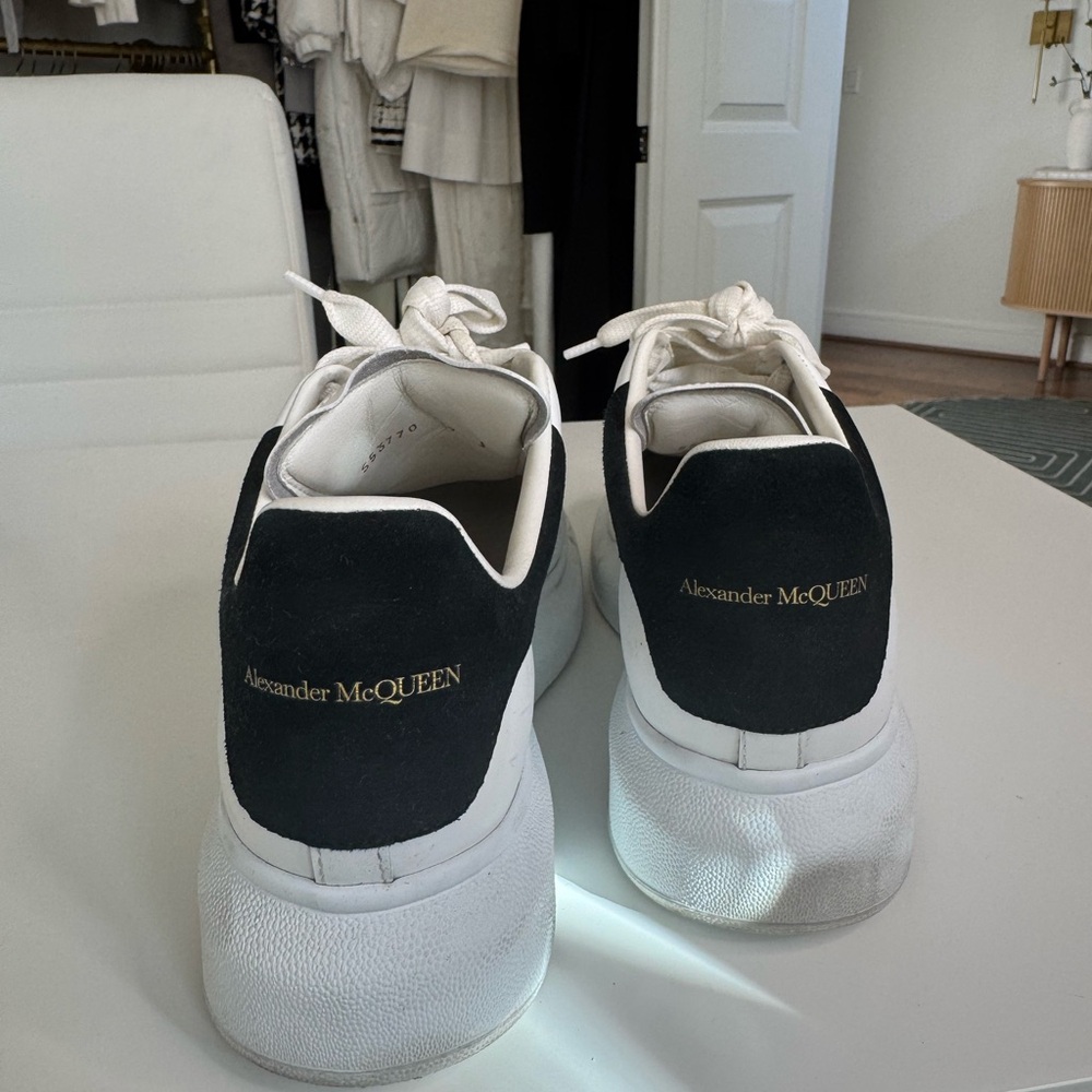 Alexander McQueen Black and White Sneakers